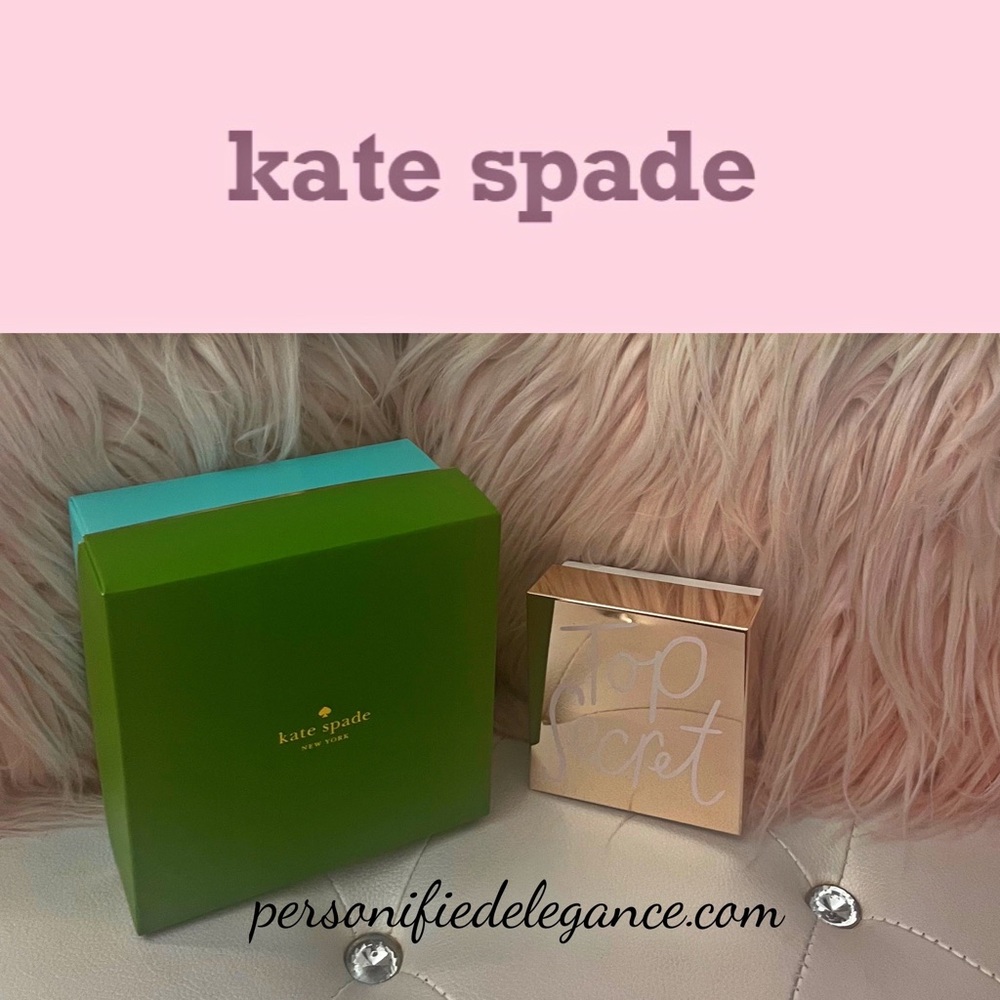 Kate Spade Lenox Gold ‘Top Secret’ Covered Box